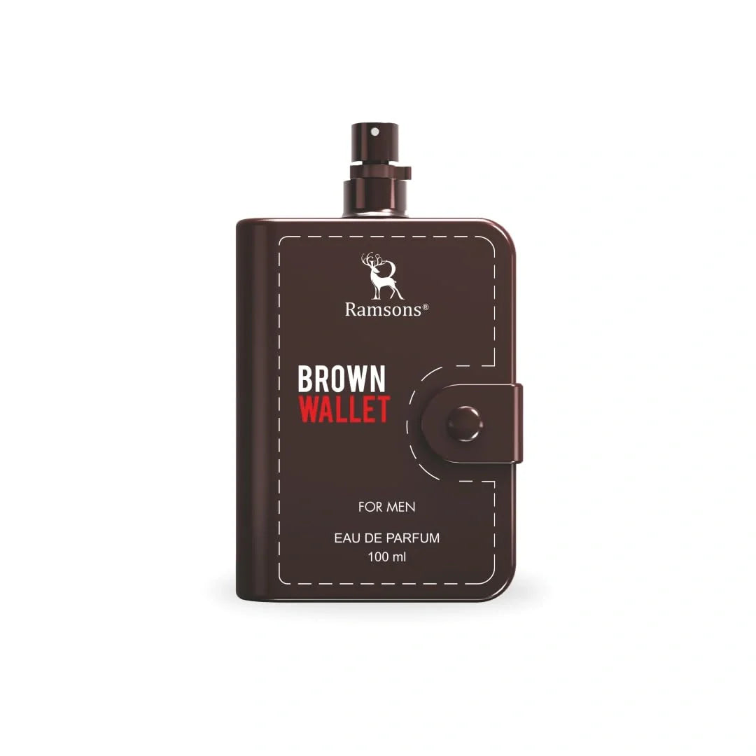 Ramsons - BROWN WALLET Eau De Parfum | 100 ML |Perfume For Men