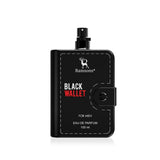 Ramsons Black Wallet For Men, 100ml Liquid Perfume, Long Lasting Luxury Perfume