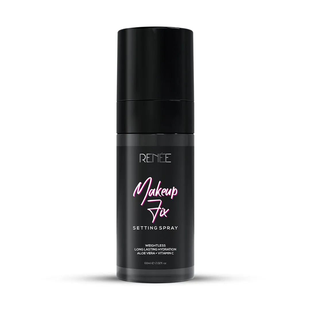 renesettispry - RENEE Makeup Fixer Setting Spray 60ml| Infused With Aloe Vera & Niacinamide| Prevents Cracks, Minimizes Pores & Fine Lines| Long Lasting & Weightless Formula - Looknstyle