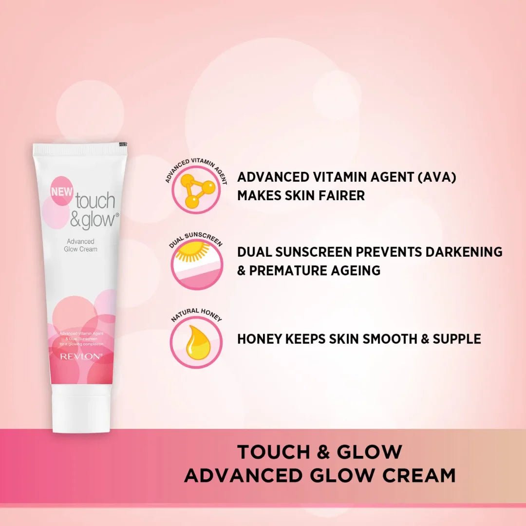 rfdffcr - Revlon Touch and Glow Advanced Fairness Cream (75g) - Looknstyle