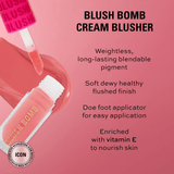 Revolution Blush Bomb Cream Blusher Savage Coral - Deals999