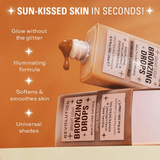 Revolution Bright Light Blush Drops Pink Rosie, Hydrating, Radiant, Hyaluronic acid, Sun - kissed look, Universal shade, every skin tone, Lightweight formula, 23ml - Deals999