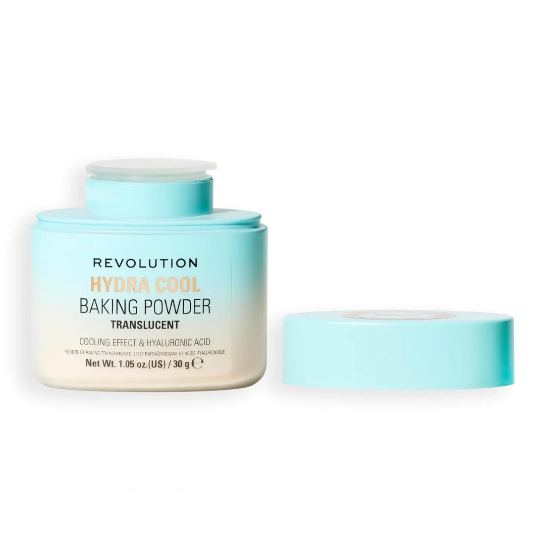revobakingpow - Revolution Hydra Cool Cooling Loose Baking Powder – Hydrating, Finely Milled Setting Powder with Hyaluronic Acid & Vitamin E - Looknstyle