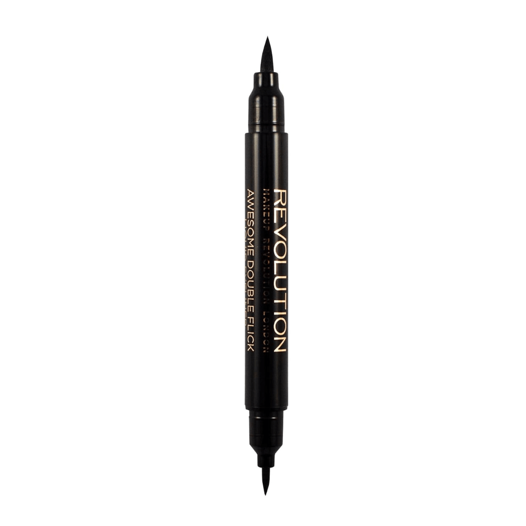 Revolution Thick & Thin Dual Liquid Eyeliner, Dual Ended Eyeliner Pen, Highly Pigmented & Last All Day Long, Cruelty - Free, 5g - Deals999