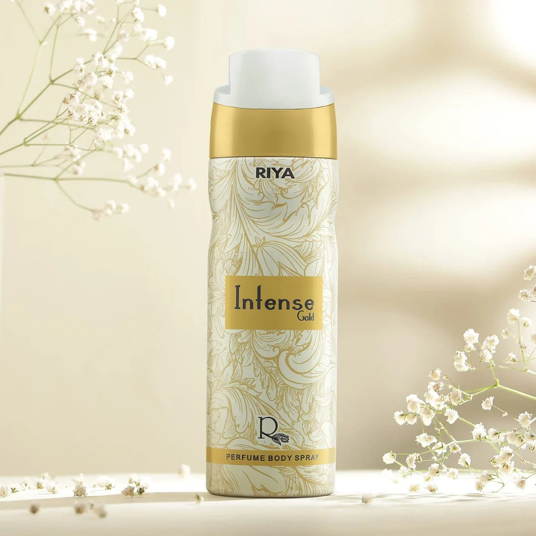 Riya Intense Gold Perfume Body Spray [Pack of 1] 200ml