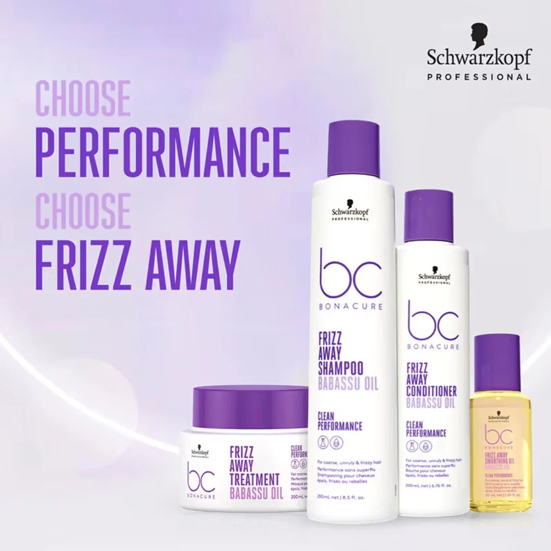 schfas - Schwarzkopf Professional Bonacure Frizz Away Shampoo With Babassu Oil (250ml) - Looknstyle