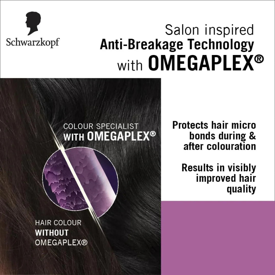 schai1 - Schwarzkopf Colour Specialist Permanent Hair Colour - 1.0 Opulent Black (165ml) - Looknstyle