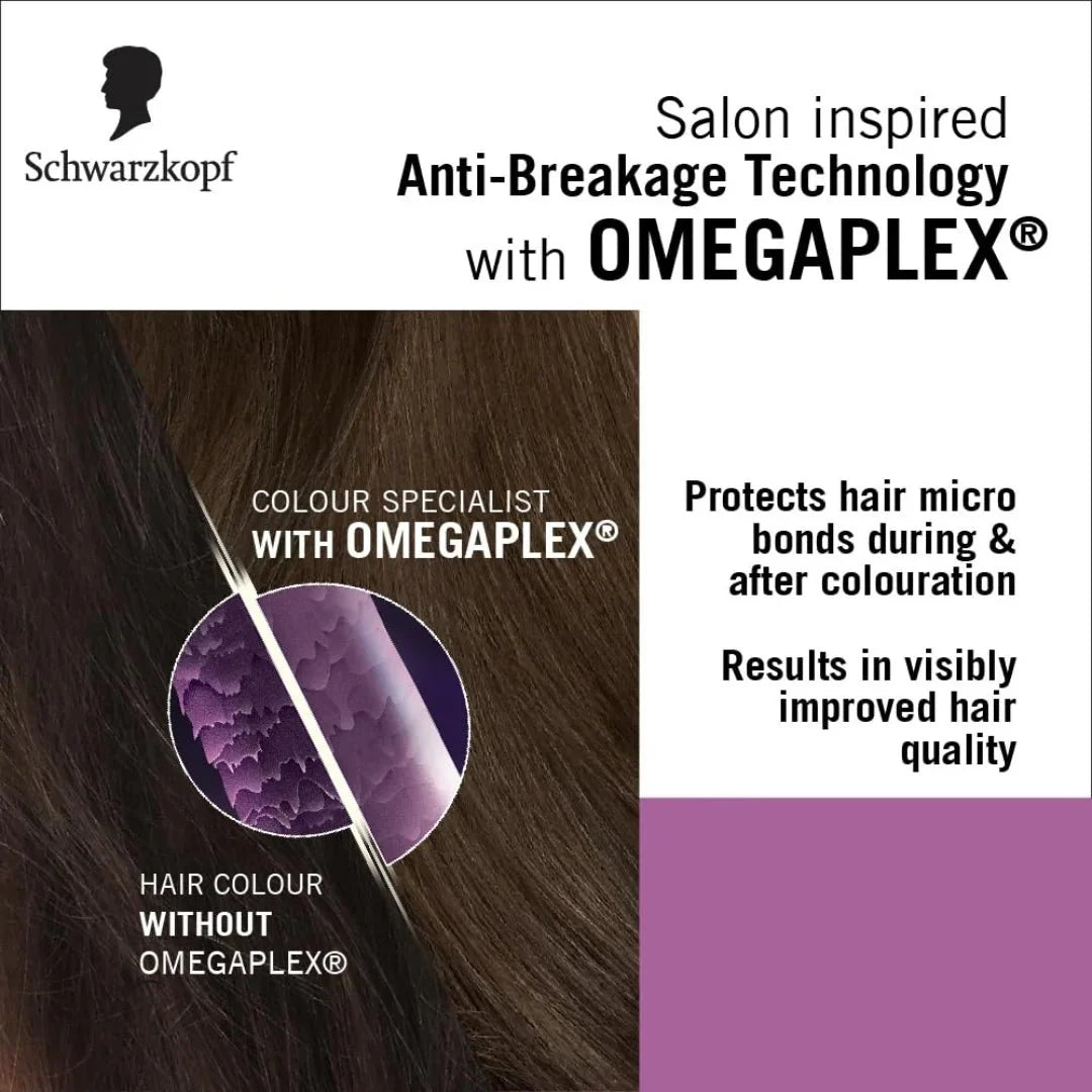 scol6.16cdb - Schwarzkopf Colour Specialist Permanent Hair Colour - 6.16 Cool Dark Blonde (165ml) - Looknstyle