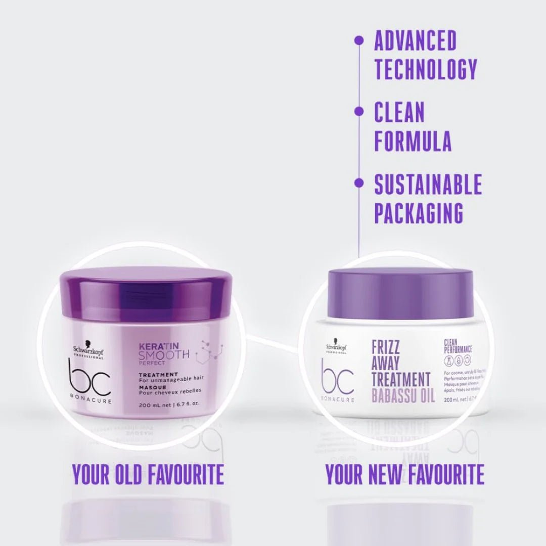 schfrzttr - Schwarzkopf Professional Bonacure Frizz Away Treatment with Babassu Oil 200 ml - Looknstyle