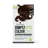 schhaicol6.68 - Schwarzkopf Simply Color Permanent Hair Color, 6.68 Hazelnut Brown (142.5ml) - Looknstyle