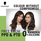 schclr3.0 - Schwarzkopf Simply Colour Permanent Hair Colour For 100% Grey Coverage - 3.00 Dark Brown - Looknstyle