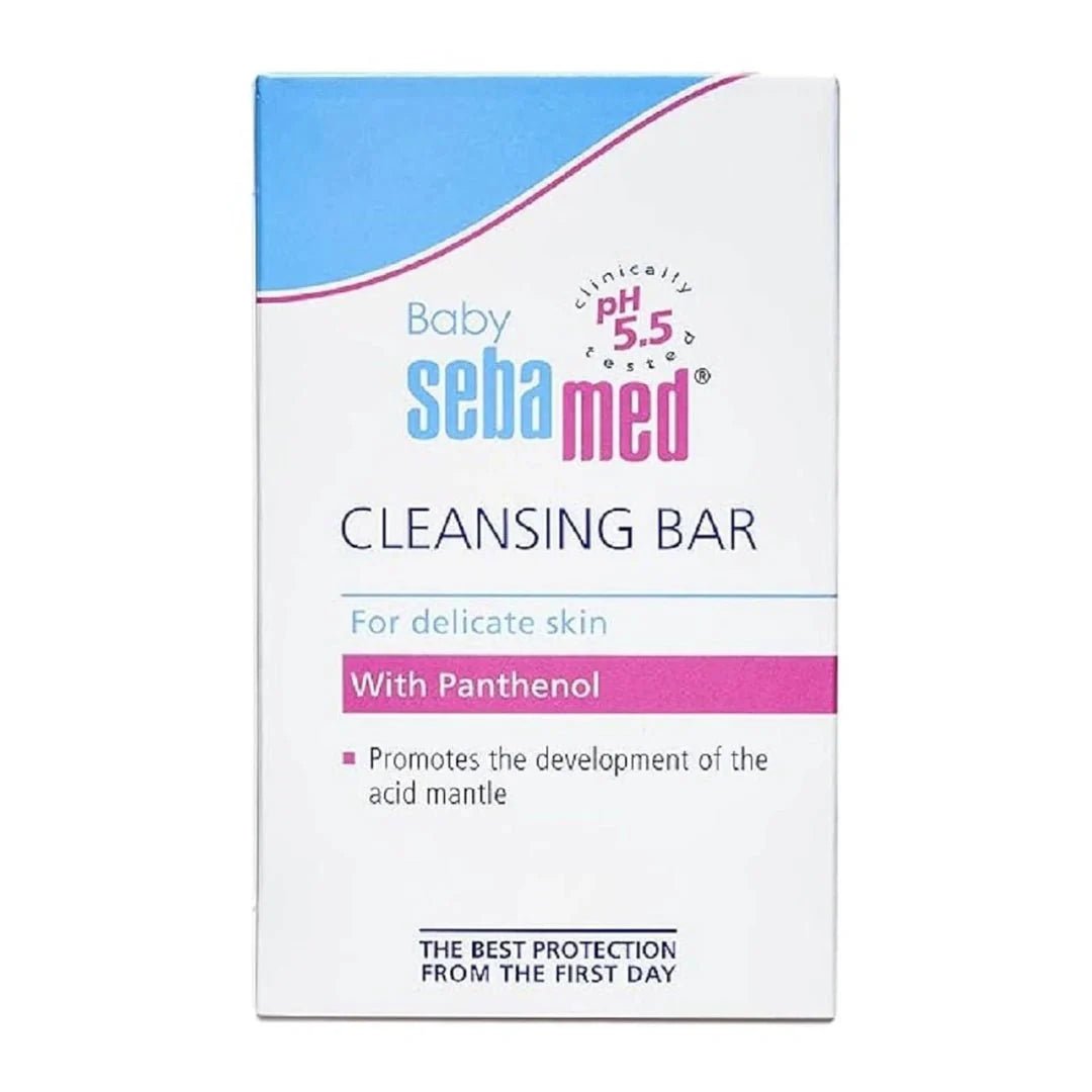 sebcbar - Sebamed Baby Cleansing Bar|pH 5.5 |Newborn bathing|Soap Free|Tear Free|150 gm - Looknstyle