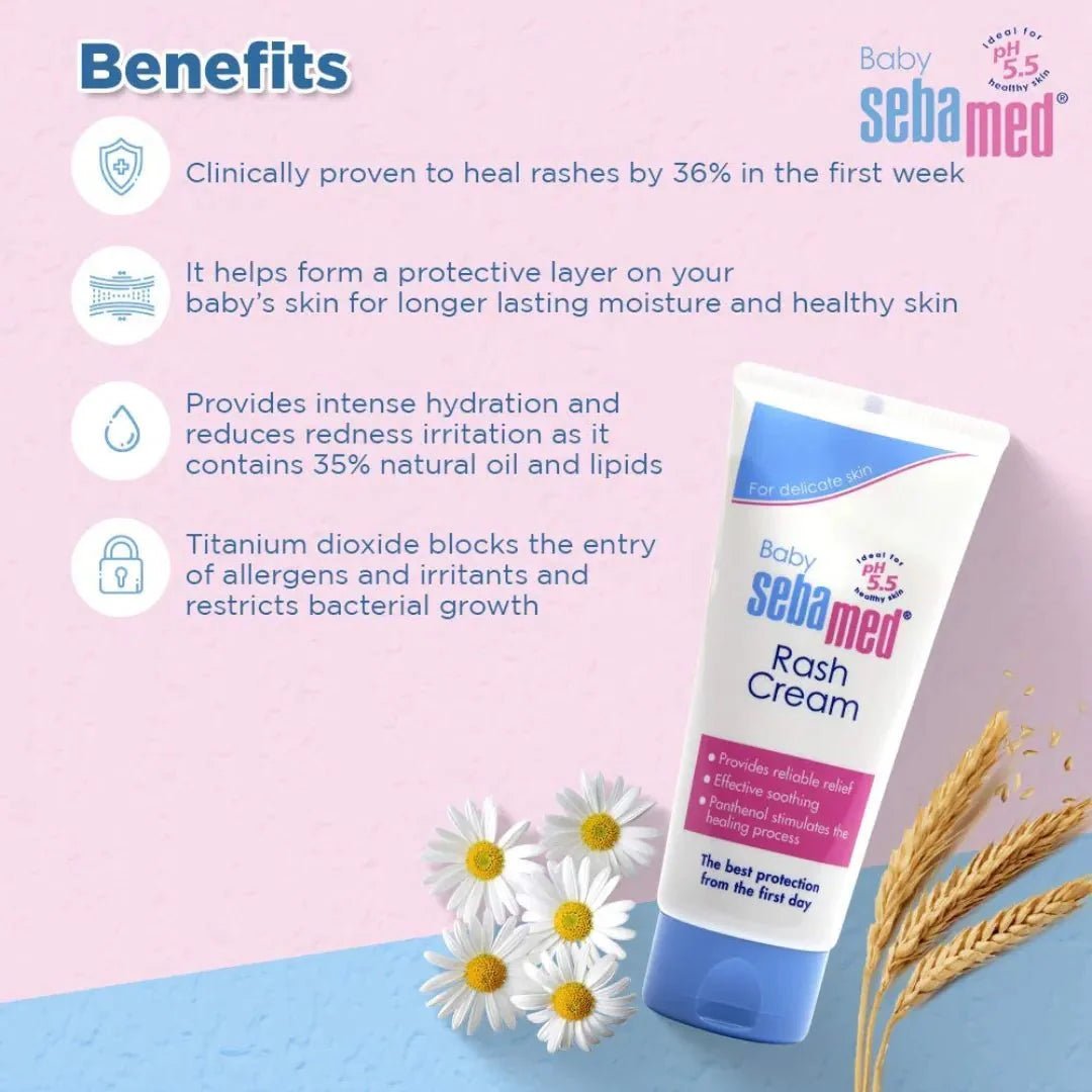 sebrscrm - Sebamed Baby Rash Cream - 100 ml - Looknstyle