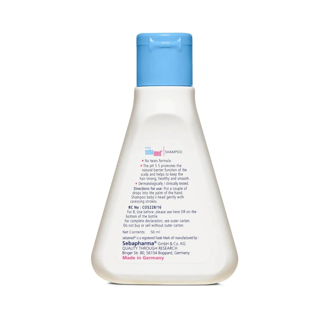 Sebamed Baby Shampoo|pH 5.5| Ideal for Newborn’s delicate scalp| No Tears | 50 ml - Deals999