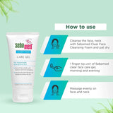 secagl - Sebamed Clear Face Care Gel | pH 5.5 |Non - sticky Moisturizer with Hyaluronic acid, Aloe Vera | Dermatologically & clinically tested | 50ml - Looknstyle