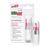 selibl - SebaMed Lip Defense for dry and chapped Lip Balm With Spf 30 + Vit E | Regenerates Dry, Chapped Lips | Intensive Care With Vit E, Jojoba Oil & Chamomile |Clinically Tested | For Men & Women, 4.8 Gm, White - Looknstyle