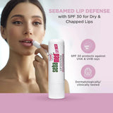 selibl - SebaMed Lip Defense for dry and chapped Lip Balm With Spf 30 + Vit E | Regenerates Dry, Chapped Lips | Intensive Care With Vit E, Jojoba Oil & Chamomile |Clinically Tested | For Men & Women, 4.8 Gm, White - Looknstyle