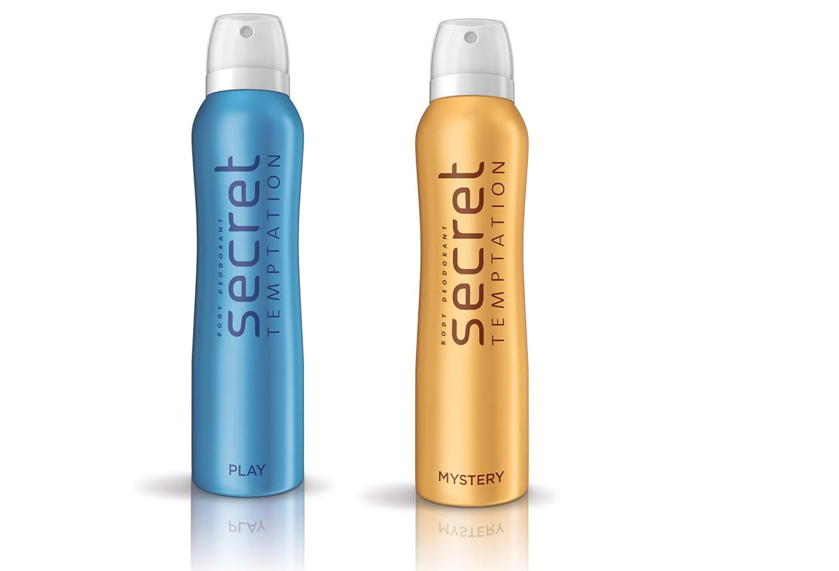 secret11 - Secret Temptation Deodorant Play And Mystery Combo Pack 2 (150 - ML) - Looknstyle
