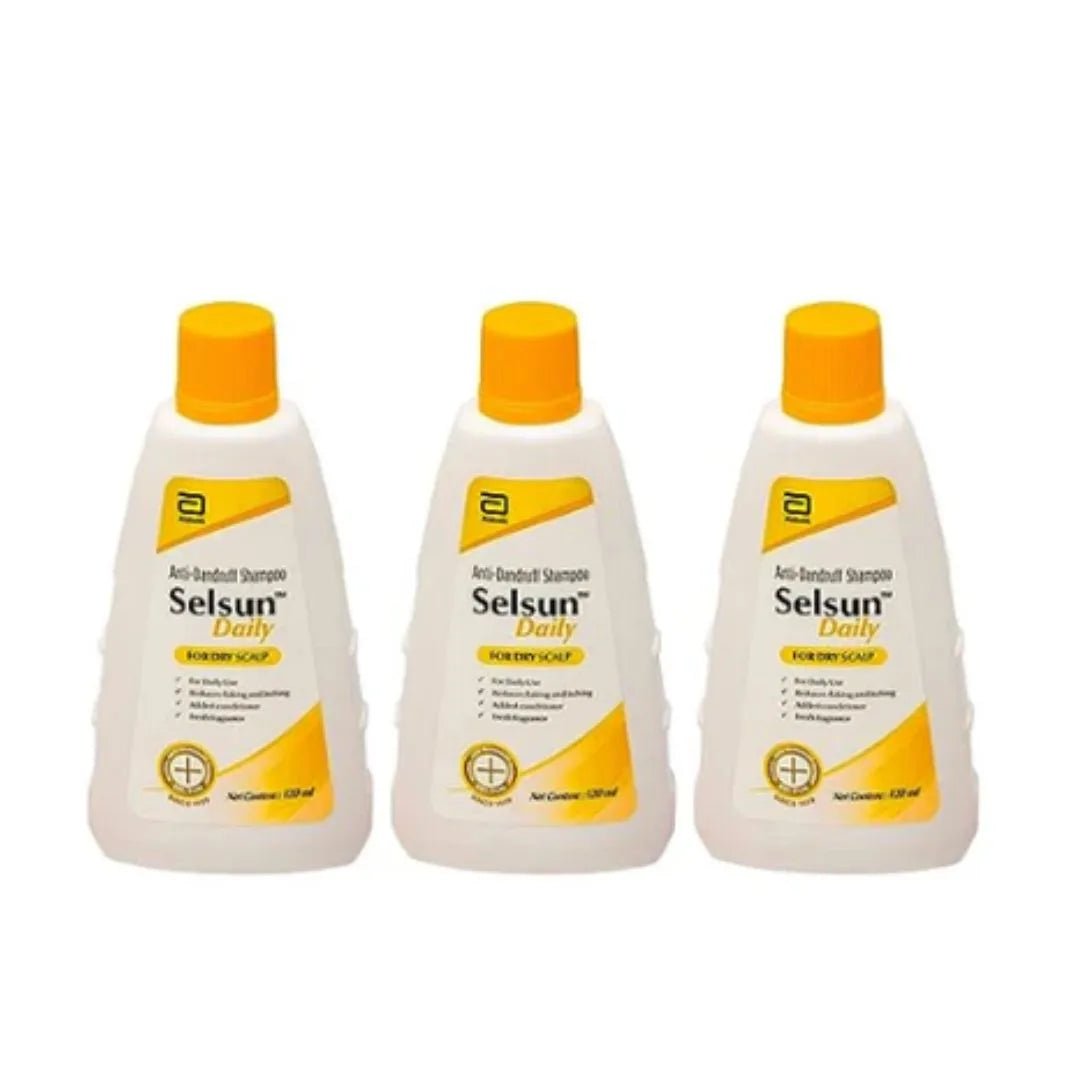 seldal60x3 - Selsun Daily Anti - Dandruff Shampoo for Dry Scalp New Packaging - Looknstyle