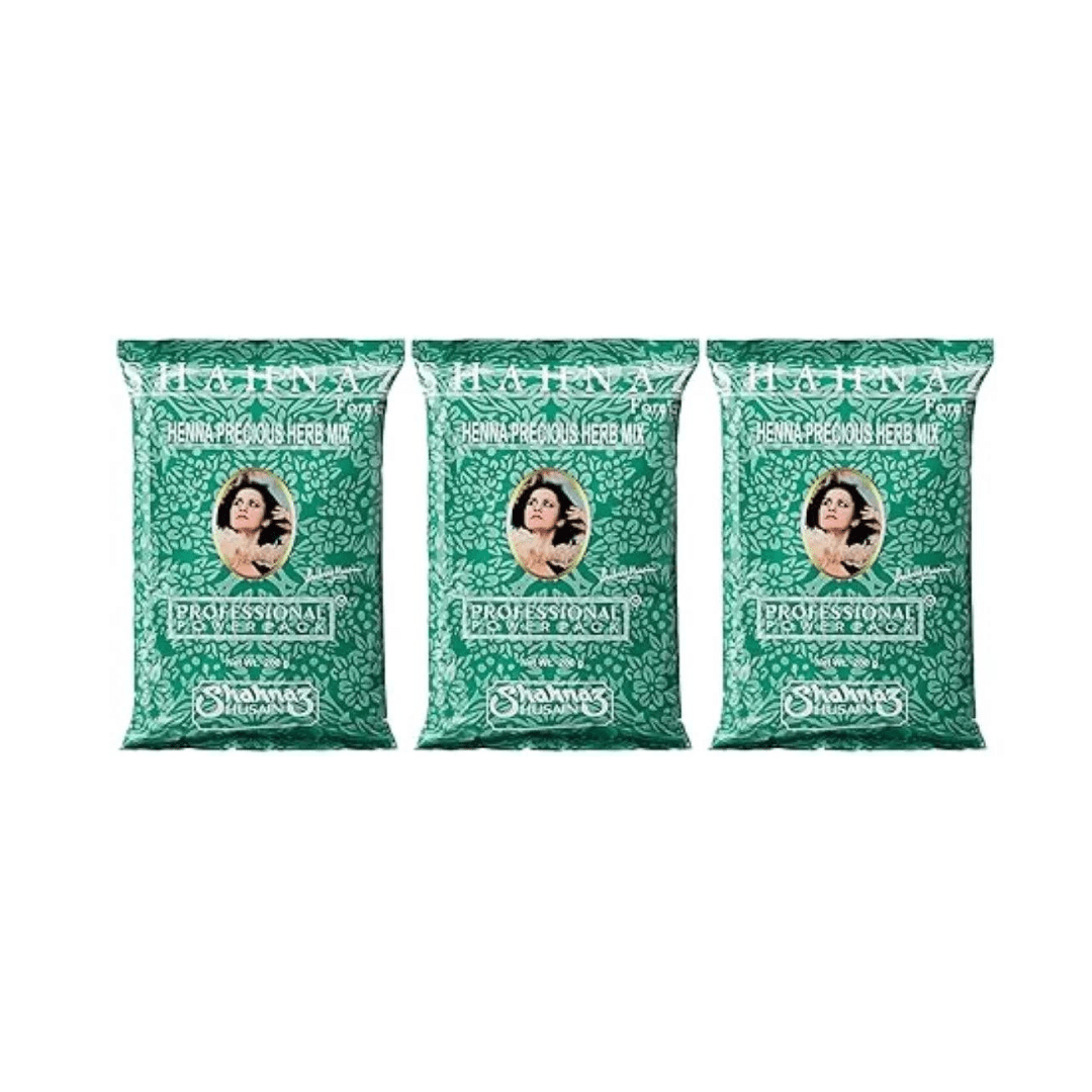 shshhena - Shahnaz Husain Henna Precious Herb Mix, 200g (Buy 2 Get 1 Free), BROWN - Looknstyle