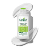 SIMPLEHYDRATINGLIGHTMOISTURISER - Simple Hydrating Light Moisturiser, 125ml | 12HR Hydration | With Niacinamide, Pro - Vitamin B5, Strengthens Skin Barrier| Lightweight, Non - Greasy Moisturizer | For Soft, Smooth Skin - Looknstyle