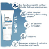 fd - FCL Oatsilk Soap Free Body Wash For Rough & Dry Skin | Relieves Itchy Skin| Nourishing Body Wash | Suits Sensitive Skin Oatsilk Body Wash 200 Ml - Looknstyle