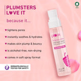 Plum Bulgarian Valley Rose Water Face Toner | for Oily Acne Prone Dry Combination Skin | with Hyaluronic Acid | Hydrating & Pores Tightening | Balances pH Levels | Alcohol-Free | Women & Men | 100ml