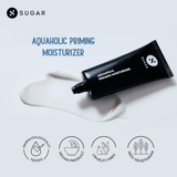 SUGARAQUAHOLICRIMER - SUGAR Cosmetics Aquaholic 2 in 1 Priming Moisturizer | Non - greasy | Lightweight Formulation | 30 ml - Looknstyle