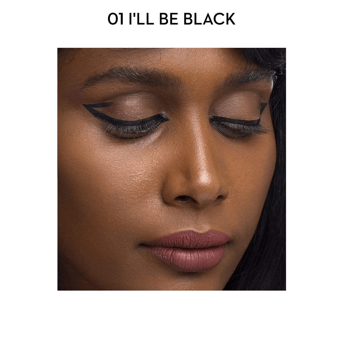 sgrwtrpf - SUGAR Cosmetics Arrested For Overstay 100% Waterproof Eyeliner | Matte Finish - 01 I'll Be Black (Black Eyeliner) - Looknstyle