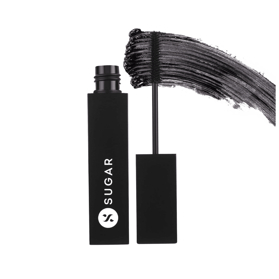 SUGARVOLUMAZINGMASCARA01BLACK - SUGAR Cosmetics Blacklash Volumizing Mascara - 01 Black Up - Looknstyle