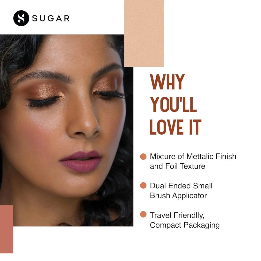sgreysdow - SUGAR Cosmetics Blend The Rules Eyeshadow Palette | Long Lasting, Smudge Proof & Shimmery Finish | 10.4 Gm - 01 Flawless (8 Warm Neutral Shades) - Looknstyle