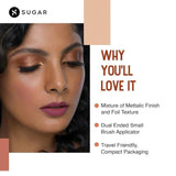 sgreysdow - SUGAR Cosmetics Blend The Rules Eyeshadow Palette | Long Lasting, Smudge Proof & Shimmery Finish | 10.4 Gm - 01 Flawless (8 Warm Neutral Shades) - Looknstyle