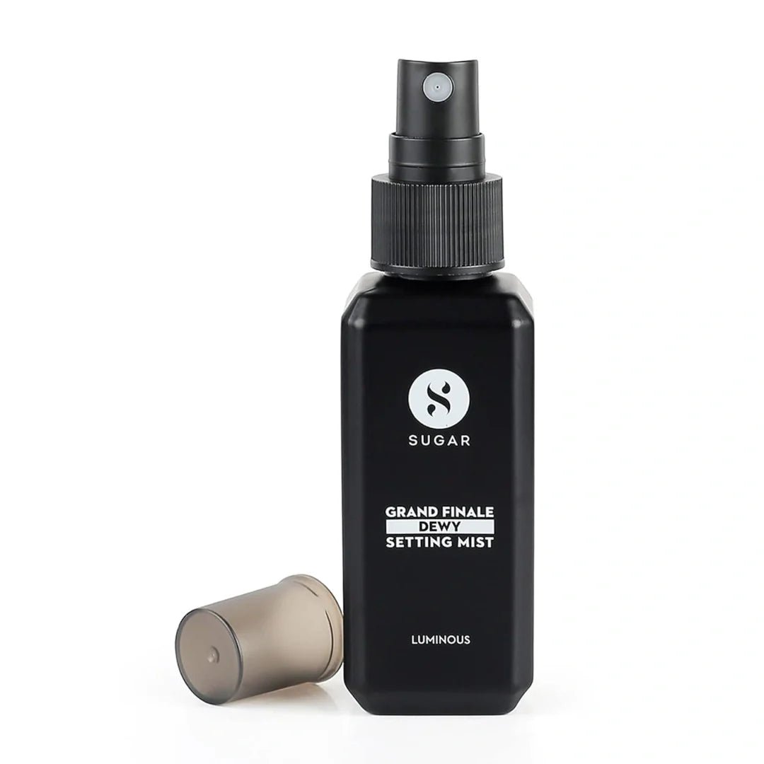 sugar mist-1 - SUGAR Cosmetics Grand Finale Dewy 2 in 1 Setting Mist For Long lasting Makeup and Sun Protection | Paraben Free - 50 m - Looknstyle