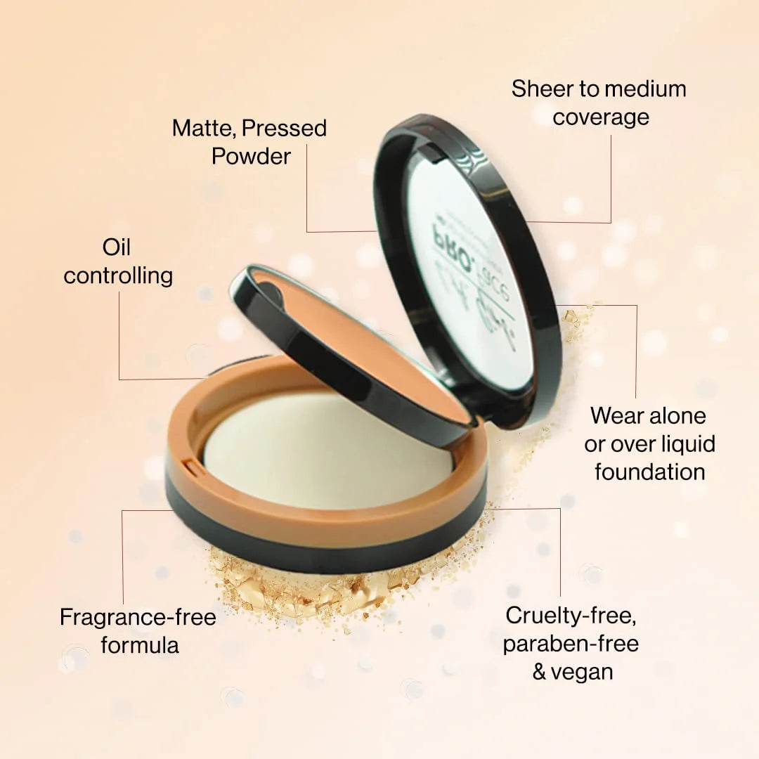 L.A. Girl HD Pro Face Pressed Powder – creamy natural | Compact Powder for Light Skin | Matte Finish with Oil Control | Lightweight, Buildable Coverage | Daily Use Makeup | 7g