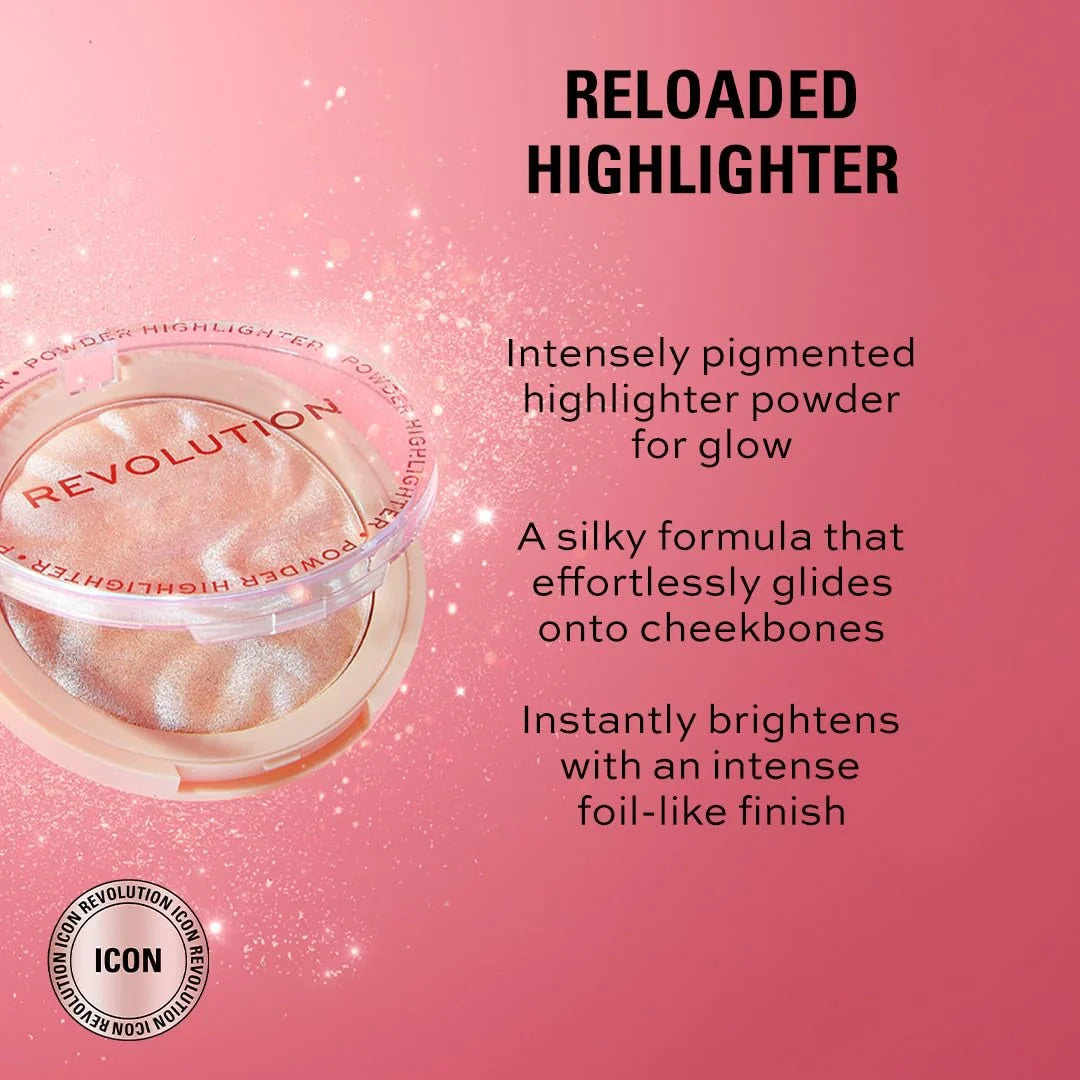 Makeup Revolution Highlight Reloaded Raise The Bar, Gold, 10 g