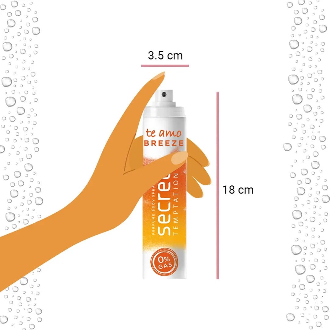 setebrzdeo - Secret Temptation Te Amo Breeze Perfume Body Spray for Women (120ml) - Looknstyle
