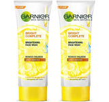 Garnier Set of 2 Bright Complete Vitamin C Brightening Face Wash - 100 g Each