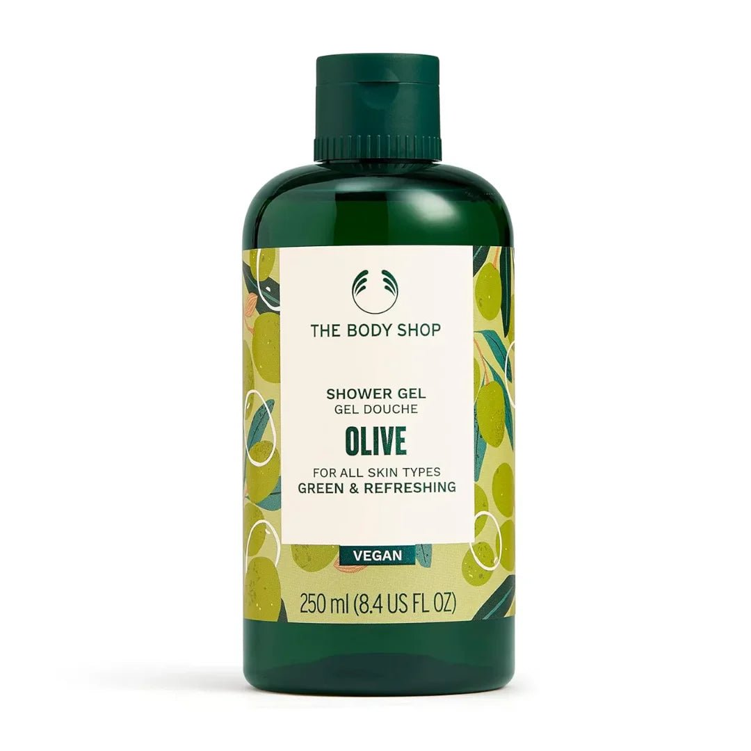 thebodyshopoliveshowergel - The Body Shop Olive Bath Shower Gel, 250 ML - All Skin Types | Cleanse & Refresh |Vegan - Looknstyle