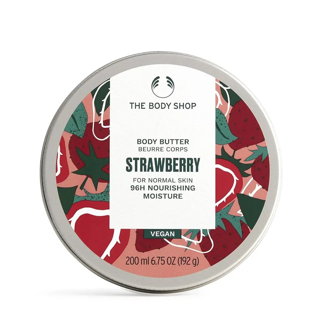 bs177 - The Body Shop Strawberry Body Butter (200ml) - Looknstyle