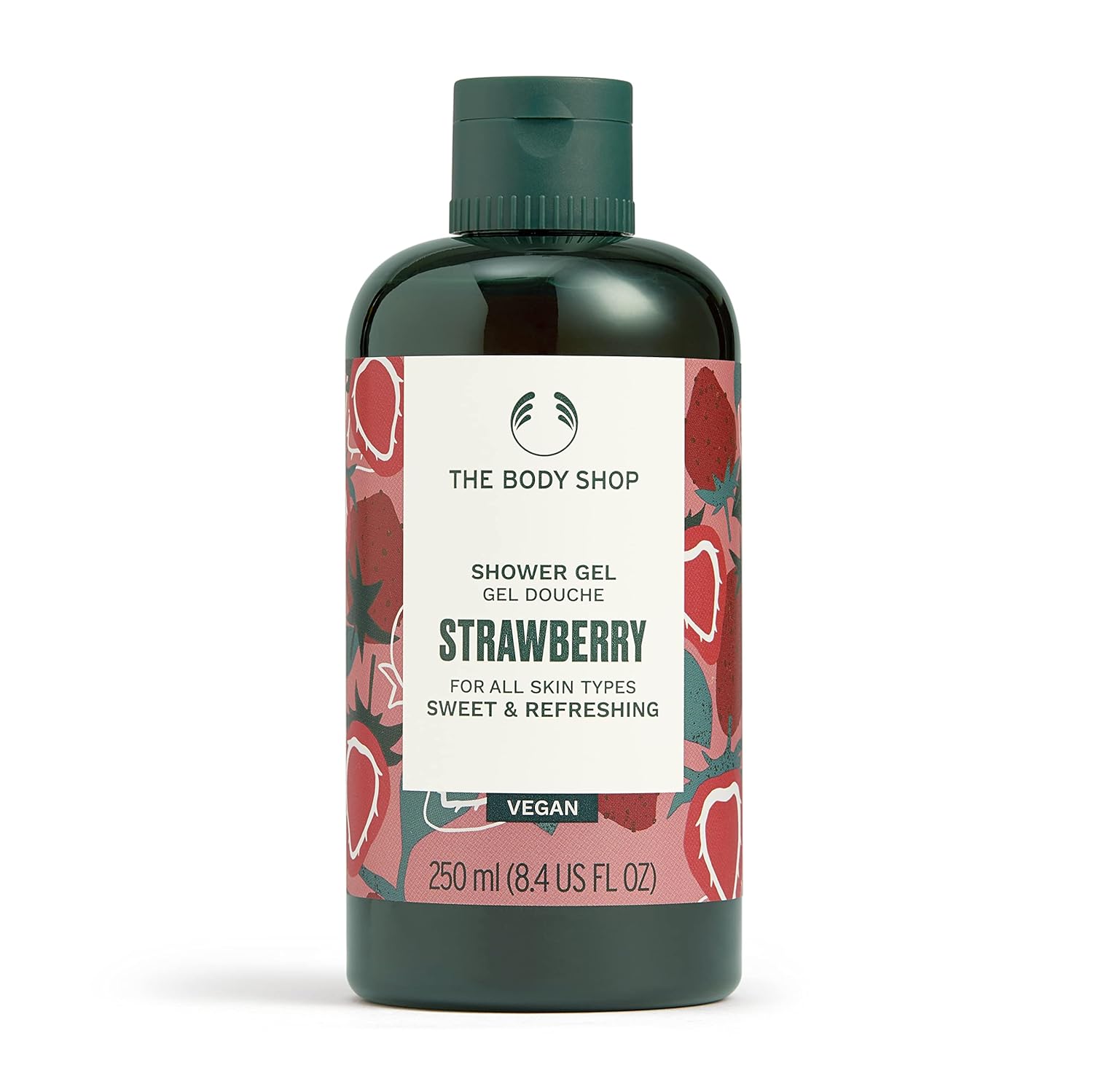 tbsstysg1 - The Body Shop Strawberry Shower Gel , 250 Ml - Looknstyle