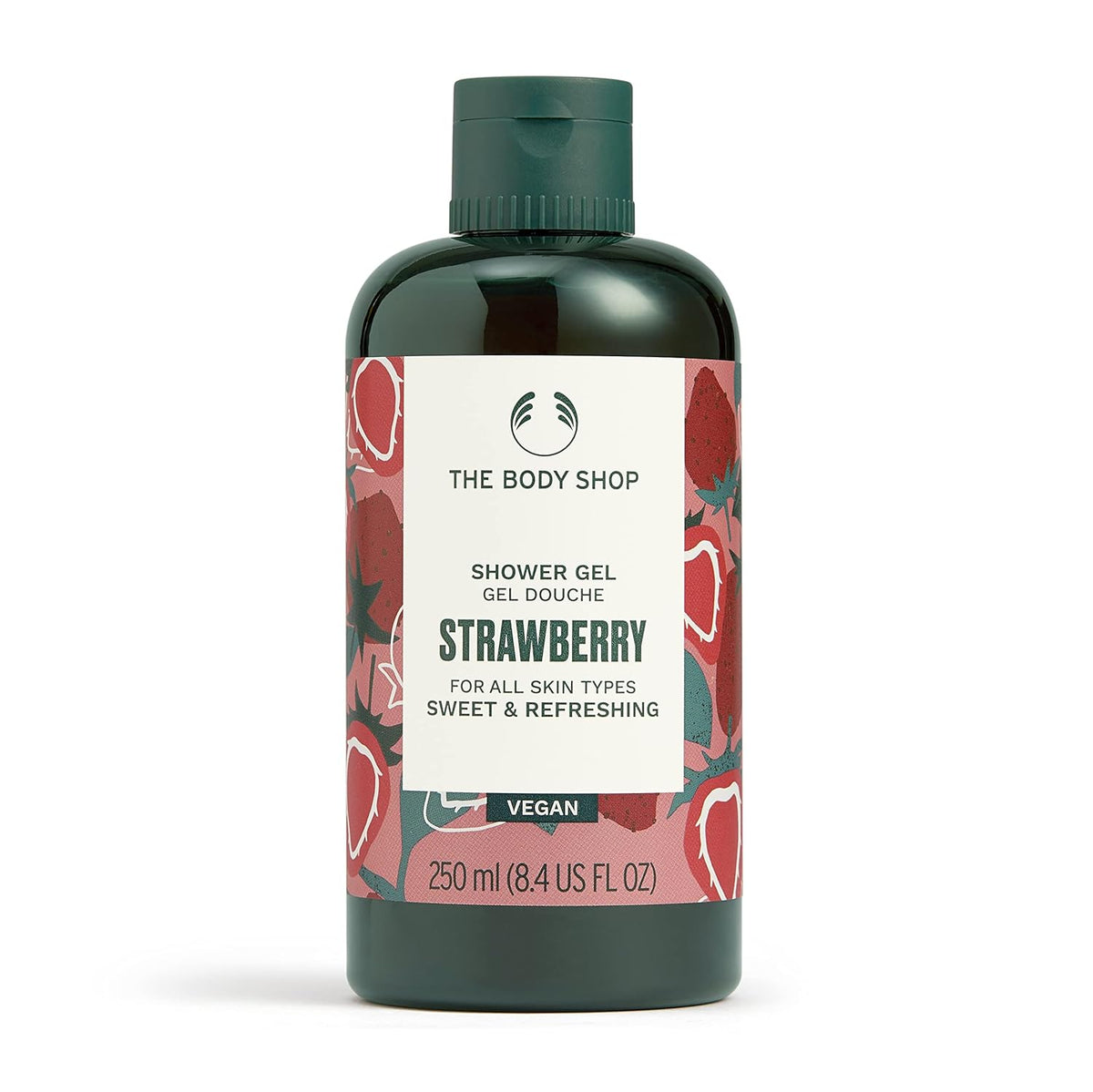 tbsstysg1 - The Body Shop Strawberry Shower Gel , 250 Ml - Looknstyle