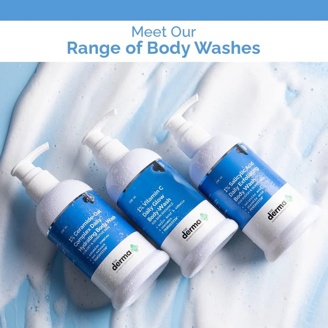 tdckojBW - The Derma Co 1% Kojic Acid Daily Brightening Body Wash I Alpha Arbutin | For Dark Spots & Pigmentation I Up to 24 Hour Hydration I Cleanses & Brightens Skin I For All Skin Types - 250ml - Looknstyle
