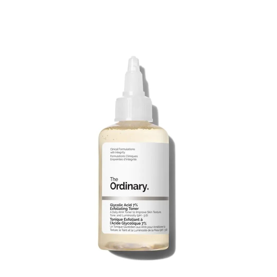 ORDINARYGLYCOLICTONER - The Ordinary Glycolic Acid 7% Exfoliating Toner, Brightening and Smoothing Daily Toner for More Even - Looking Skin Tone, 100ml - Looknstyle