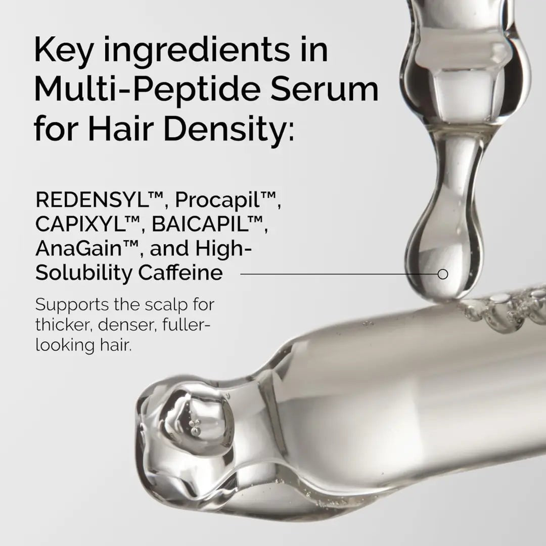 ORDINARYMULTI-PEPTIDESERUMFORHAIRDENSITY - The Ordinary Multi - Peptide Serum for Hair Density, Peptide - Powered Formula for Thicker, Fuller Looking Hair, 30ml - Looknstyle
