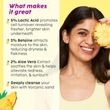 The Plant Fix Plix Pineapple 5% Lactic Acid Exfoliating Body Wash For All Skin Types, Paraben - Free Shower Gel, For Dry, Rough & Strawberry Skin, 236 Ml - Deals999
