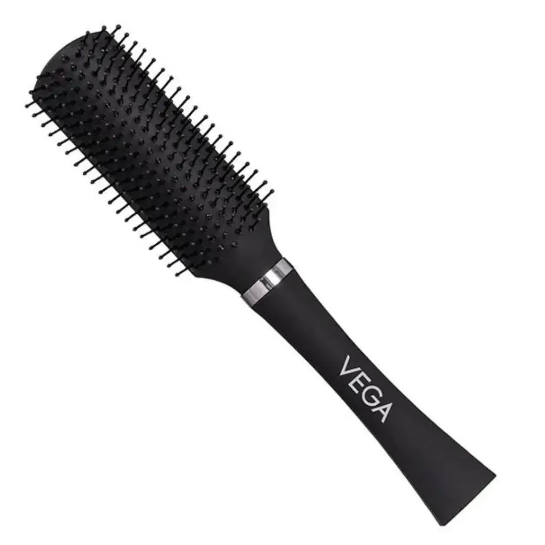 VEGABRUSHE5-FBN - Vega Plastic Handled Flat Brush , BlackE5 - FBN - Looknstyle