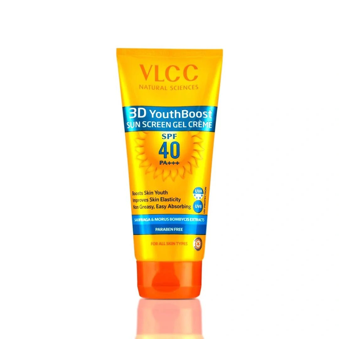 vlspf40 - VLCC 3D Youth Boost SPF 40 +++ Sun Screen Gel Cream - 50g - Looknstyle