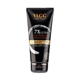 vlcc7xulra - VLCC 7X Ultra Whitening & Brightening Charcoal Peel Off Mask - 100g | With Vitamin E, Rosewater, Lemon Peel Oil | Deep Cleansing, Removing Blackheads, Fade Dark Spots & Skin Nourishment. - Looknstyle