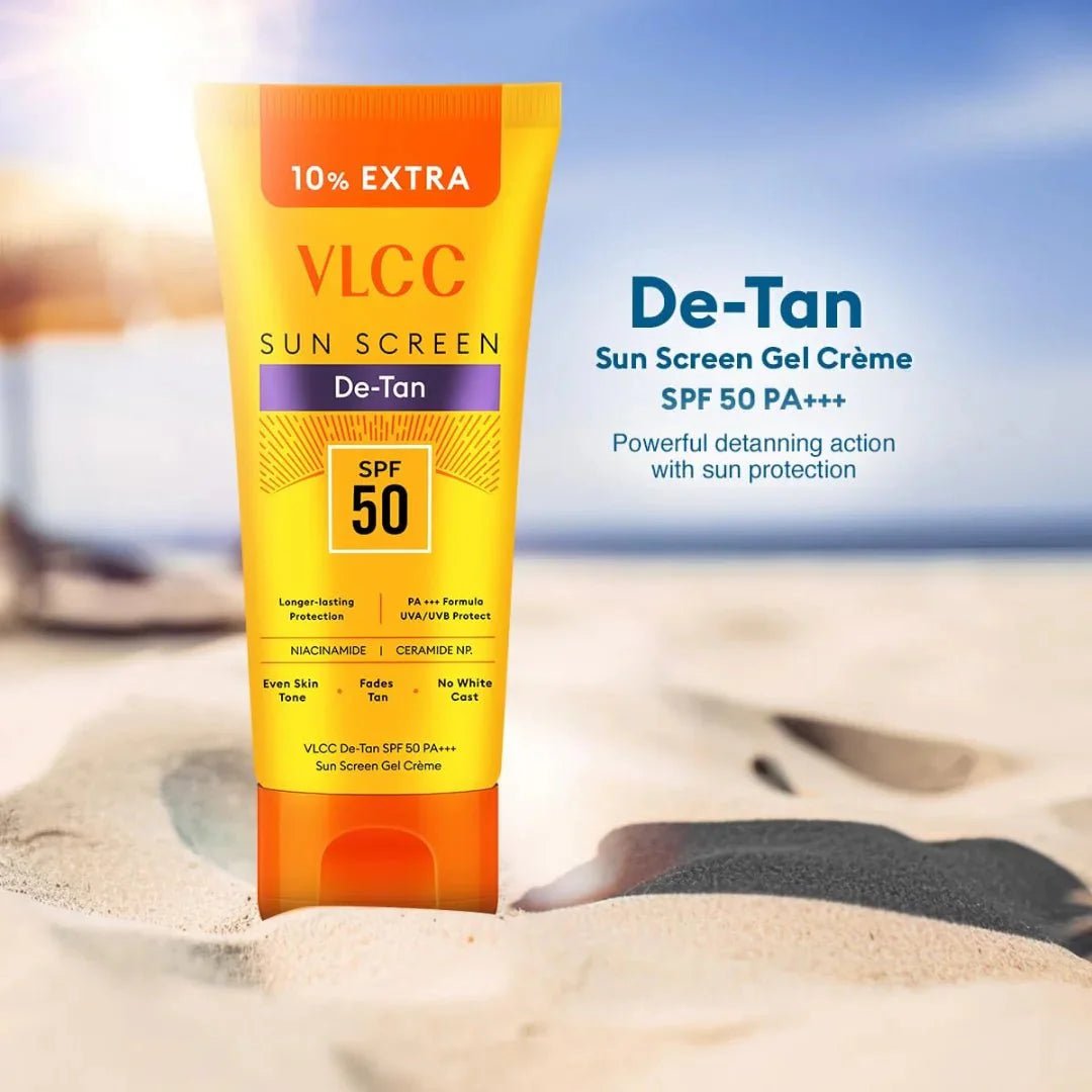 spf50tdtd - VLCC De - Tan SPF 50 PA+++ Sunscreen Gel Crème - 50g - Looknstyle