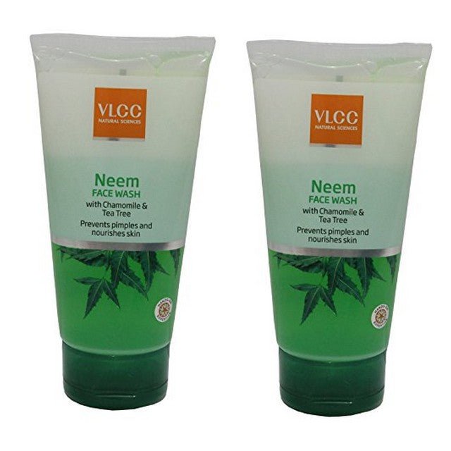vl144 - VLCC Neem Face Wash Combo Pack of 2 (150 ml*2) - Looknstyle